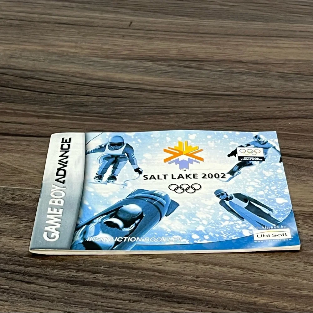 Vintage Game Boy Advance Winter Olympics Salt Lake City 2002 Game Manual Only